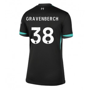 Liverpool Ryan Gravenberch #38 Udebanetrøje Dame 2024-25 Kort ærmer